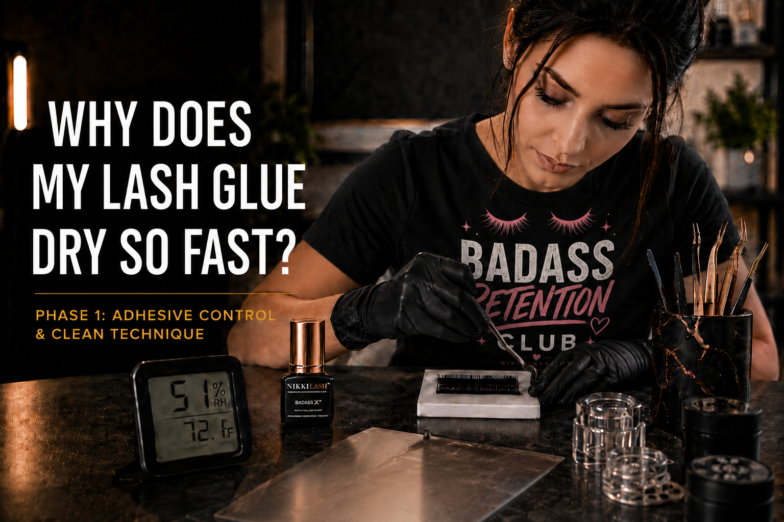 Why Does My Lash Glue Dry So Fast? | NikkiLash