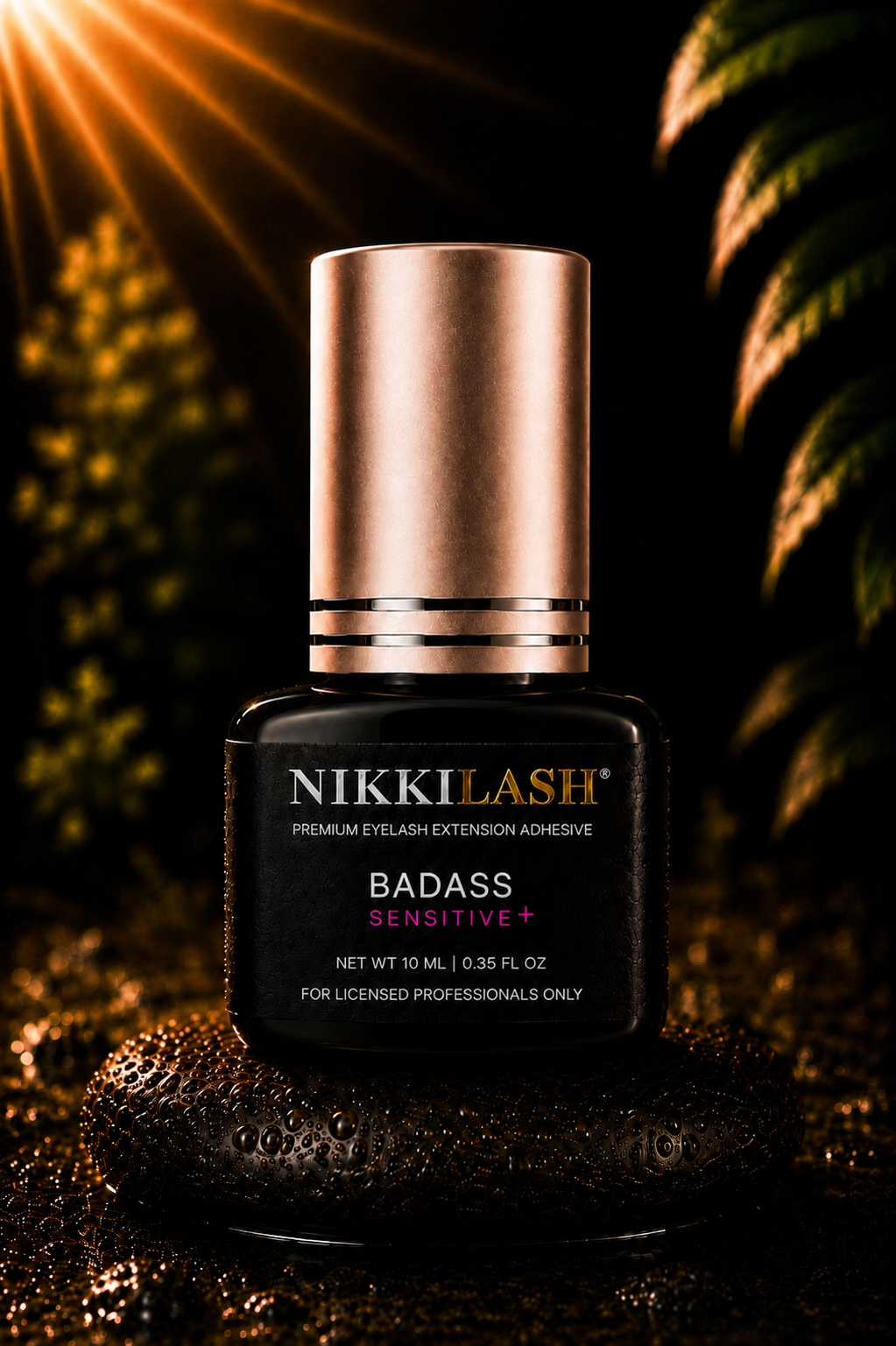 NIKKILASH BADASS SENSITIVE+™ Adhesive — Gentle Lash Glue for Sensitive Clients