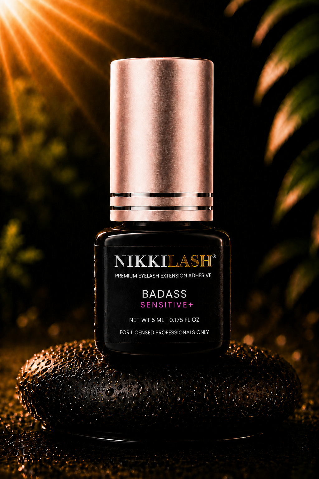 NIKKILASH BADASS SENSITIVE+™ Adhesive — Gentle Lash Glue for Sensitive Clients