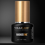 NikkiLash BADASS ONE 10ml professional eyelash extension adhesive for retention-focused lash artists