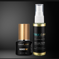 NikkiLash BADASS ONE 10ML lash adhesive and Green Tea Primer Pro Lash Kit for professional lash artists.