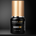 NikkiLash BADASS ONE 5ml professional eyelash extension adhesive for retention-focused lash artists