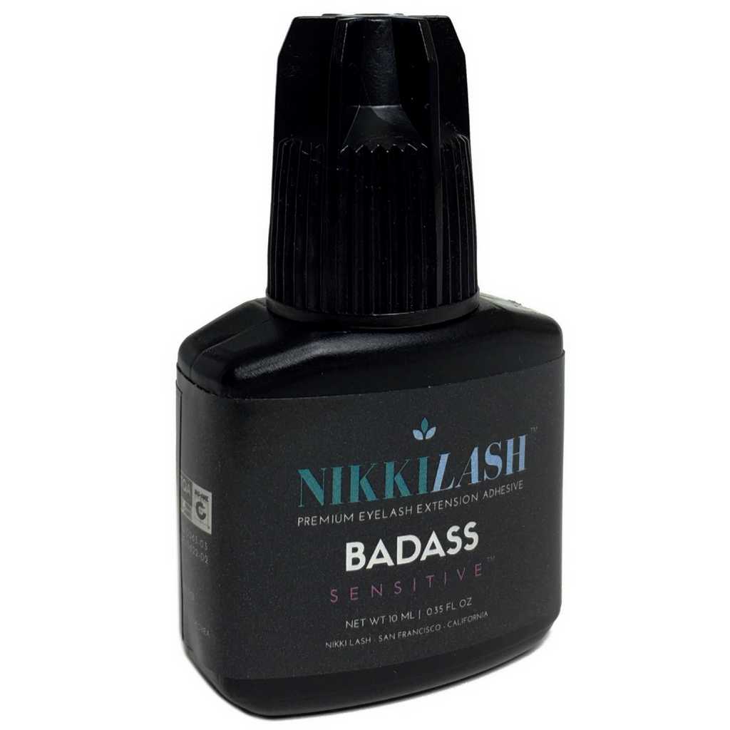NIKKILASH BADASS SENSITIVE™ Eyelash Extension Adhesive Has Low-Fume, Low-Odor, and Low-Irritating Glue. It’s LATEX-FREE and FORMALDEHYDE-FREE - NikkiLash.com - 7
